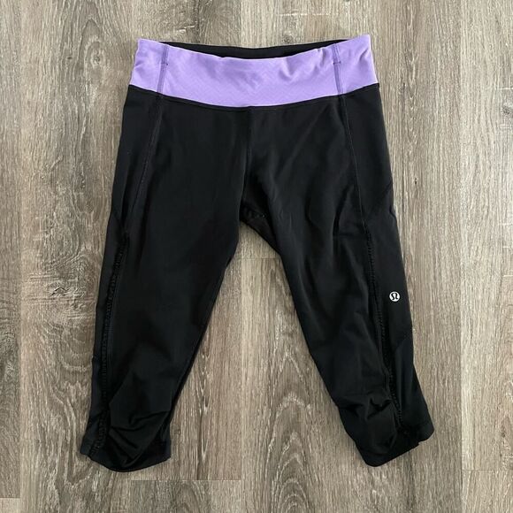 Lululemon Run Fast Free Crop Capri Legging - Size: 6 - Picture 1 of 7